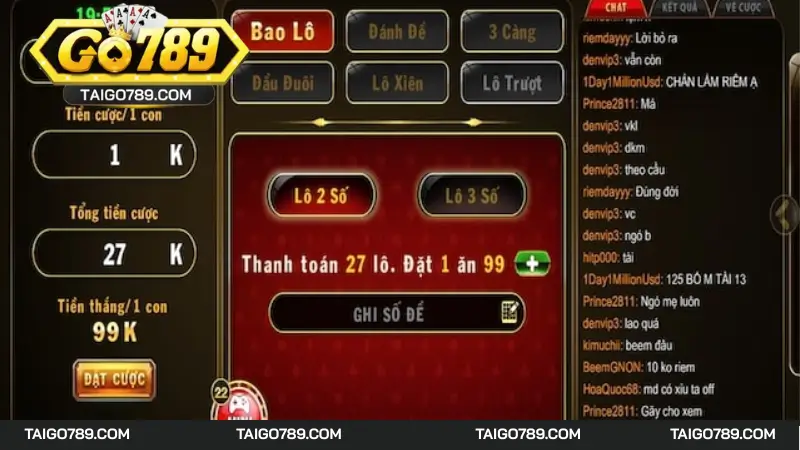 Khái quát đôi nét về sảnh lô đề Go789