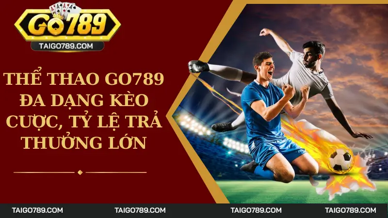 Thể Thao Go789 - Đa Dạng Kèo Cược, Tỷ Lệ Trả Thưởng Lớn