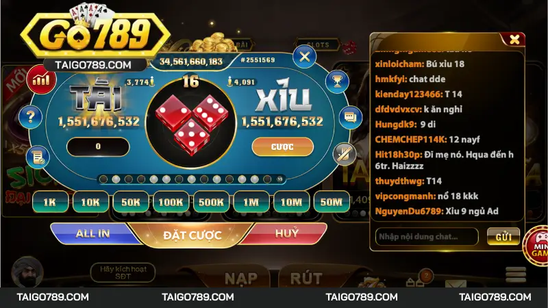 Tổng quan về tựa game tài xỉu Go789